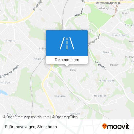 Stjärnhovsvägen map