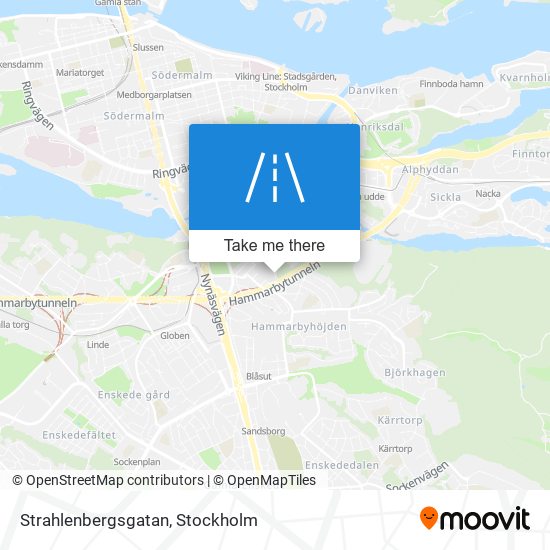 Strahlenbergsgatan map