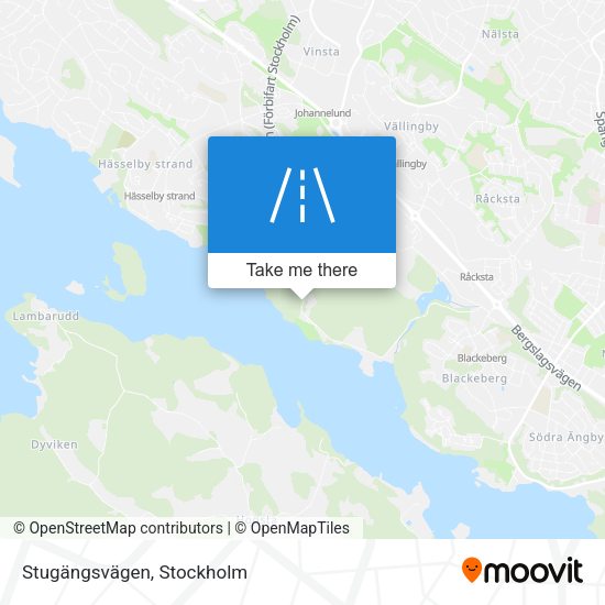 Stugängsvägen map