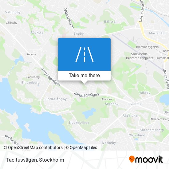 Tacitusvägen map