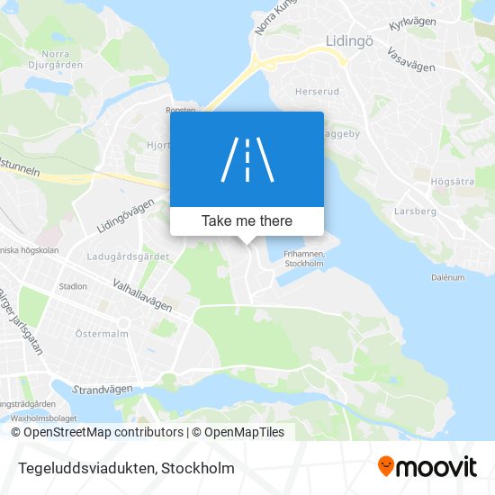 Tegeluddsviadukten map