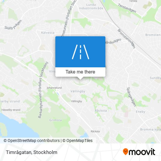 Timrågatan map