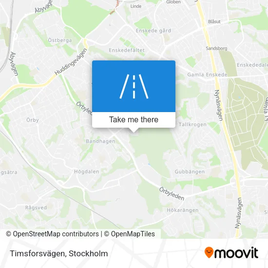 Timsforsvägen map