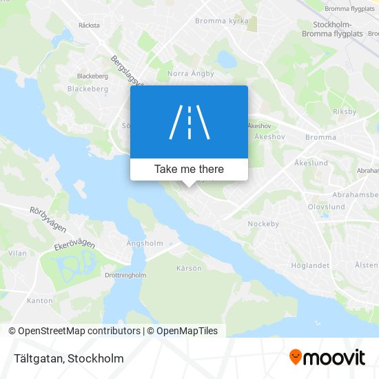 Tältgatan map