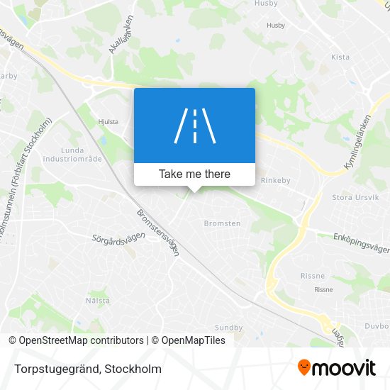 Torpstugegränd map