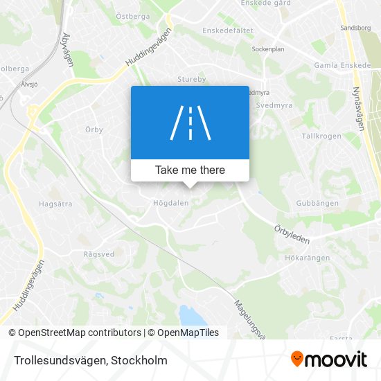 Trollesundsvägen map