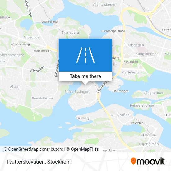 Tvätterskevägen map