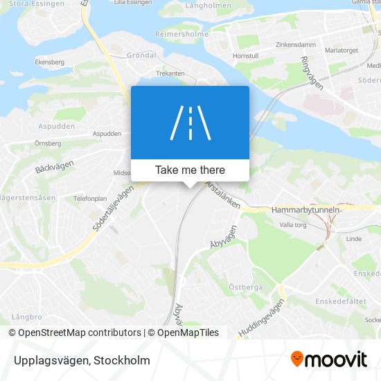 Upplagsvägen map