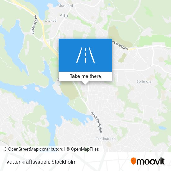 Vattenkraftsvägen map