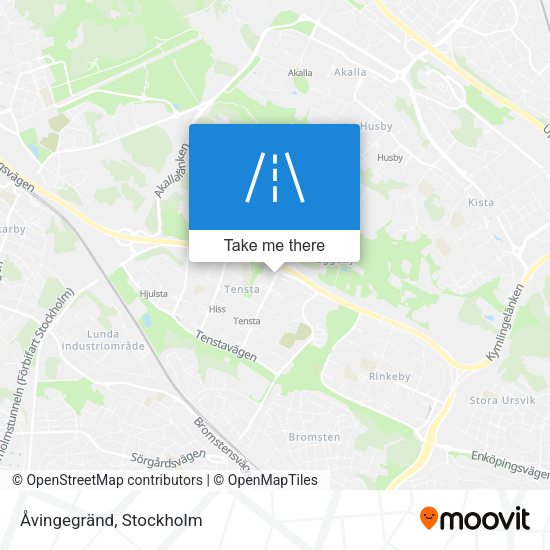 Åvingegränd map