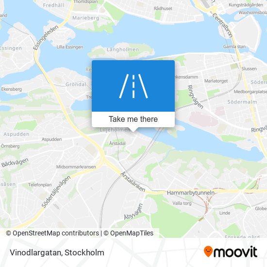 Vinodlargatan map