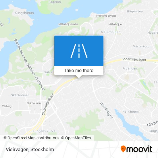 Visirvägen map