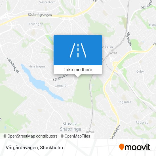 Vårgårdavägen map