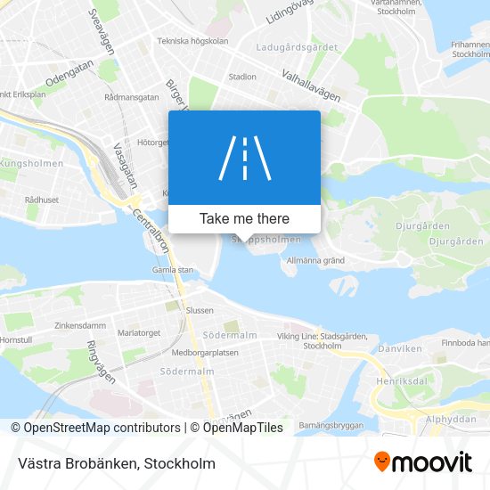 Västra Brobänken map