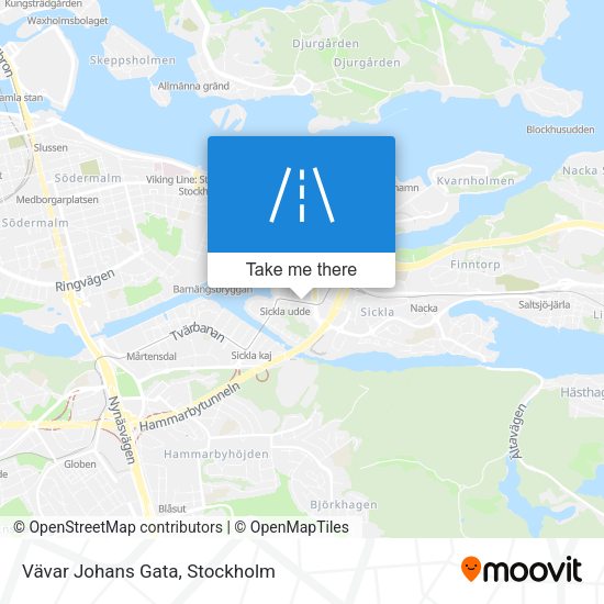 Vävar Johans Gata map