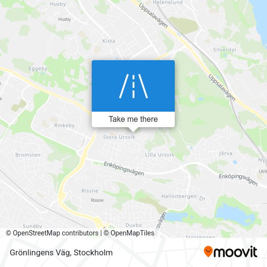 Grönlingens Väg map