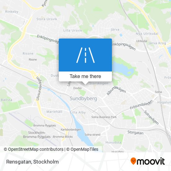 Rensgatan map