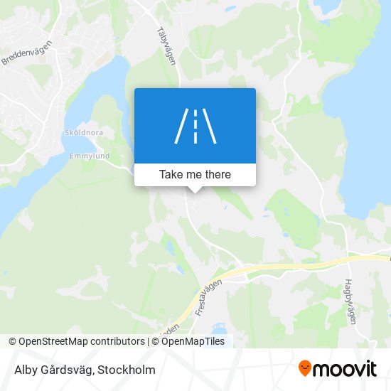 Alby Gårdsväg map