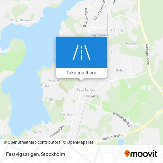 Fastvigsstigen map