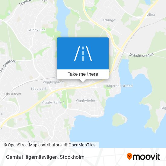 Gamla Hägernäsvägen map