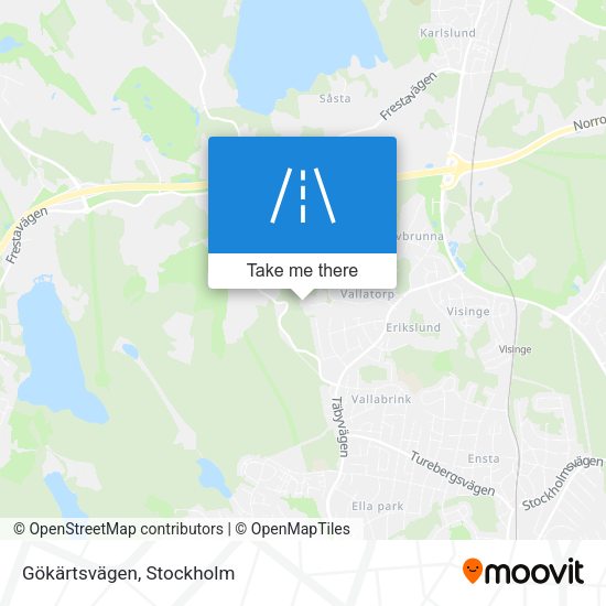 Gökärtsvägen map