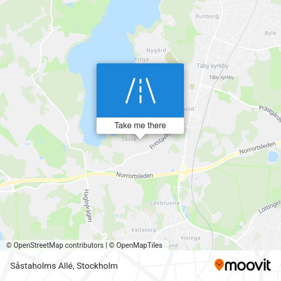 Såstaholms Allé map