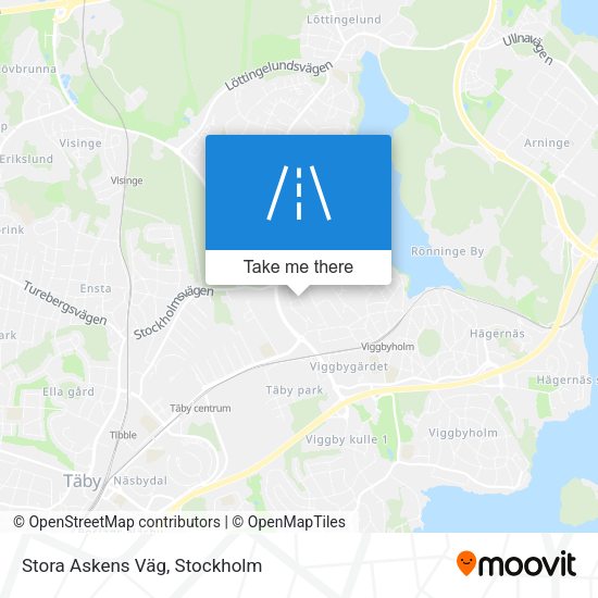Stora Askens Väg map