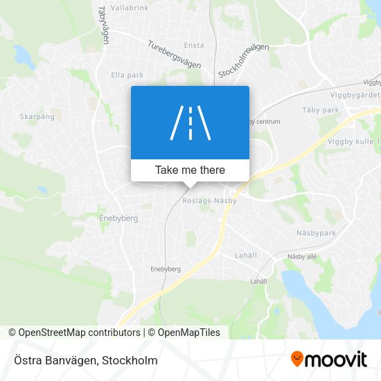 Östra Banvägen map