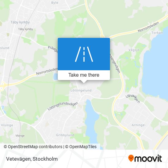 Vetevägen map