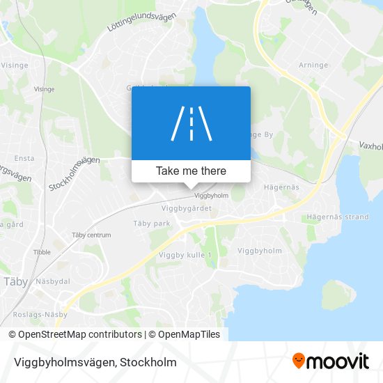 Viggbyholmsvägen map