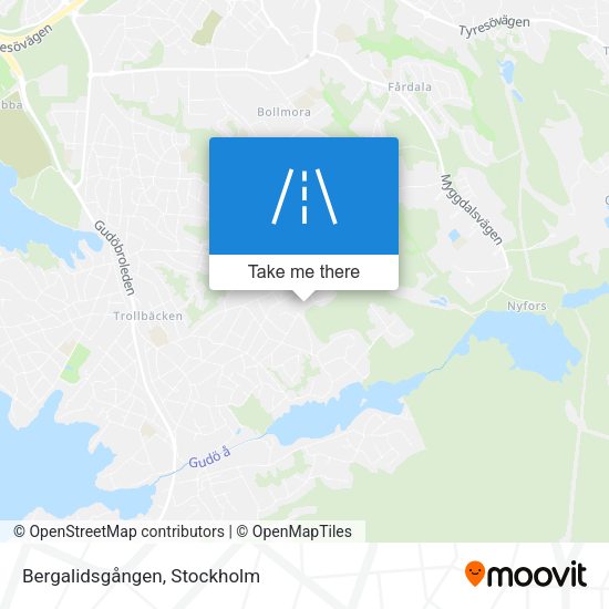 Bergalidsgången map