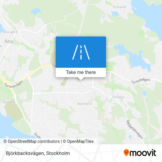 Björkbacksvägen map