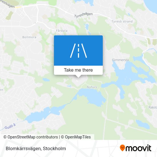 Blomkärrsvägen map