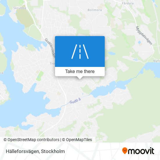 Hälleforsvägen map