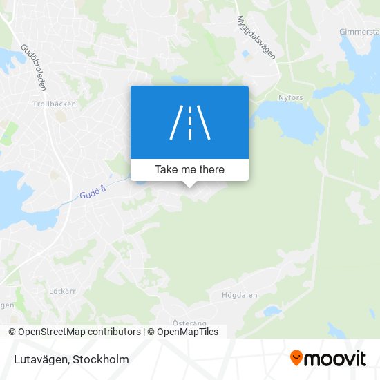 Lutavägen map