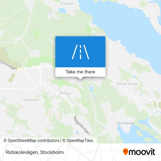 Ridskolevägen map