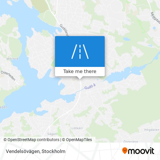 Vendelsövägen map