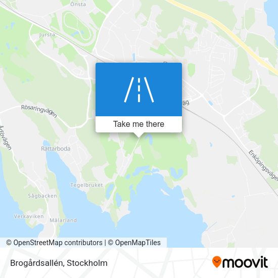 Brogårdsallén map
