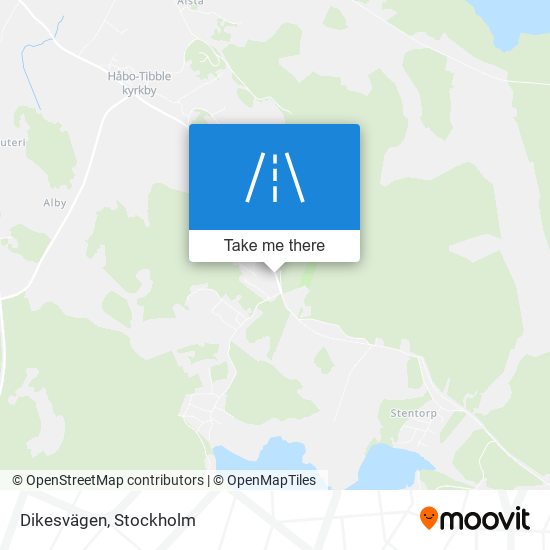 Dikesvägen map