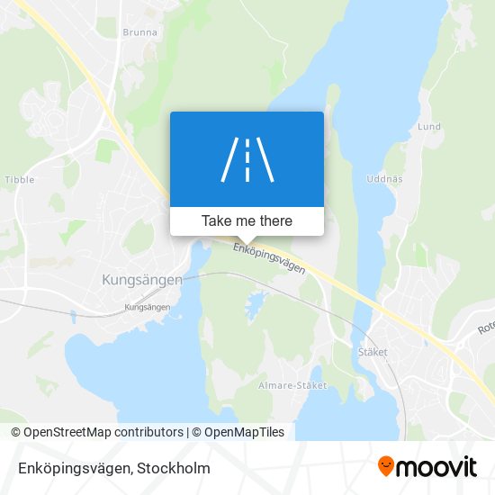 Enköpingsvägen map