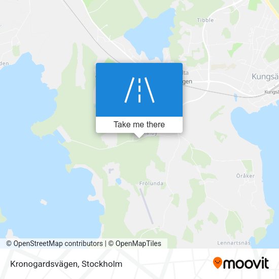 Kronogardsvägen map