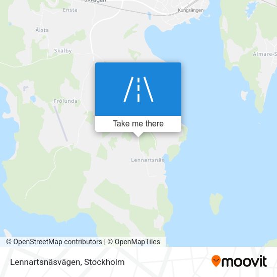 Lennartsnäsvägen map