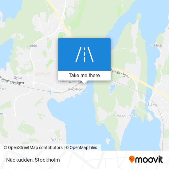 Näckudden map