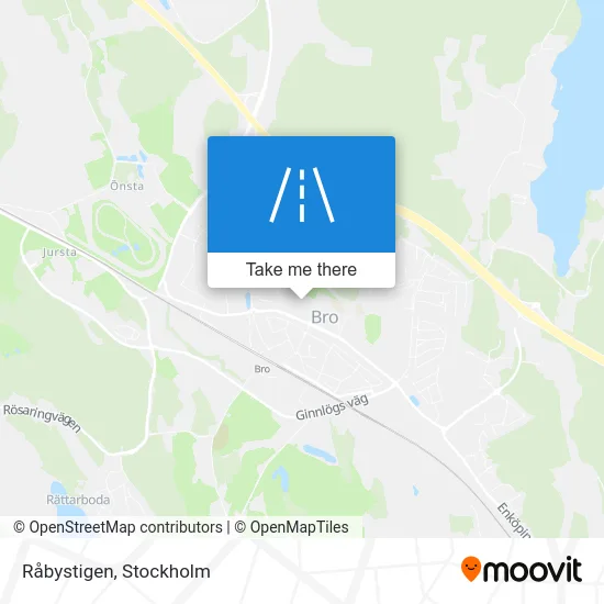 Råbystigen map