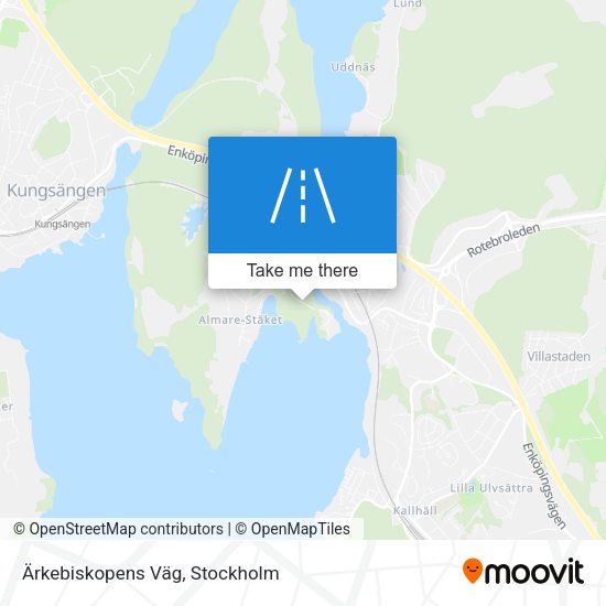 Ärkebiskopens Väg map