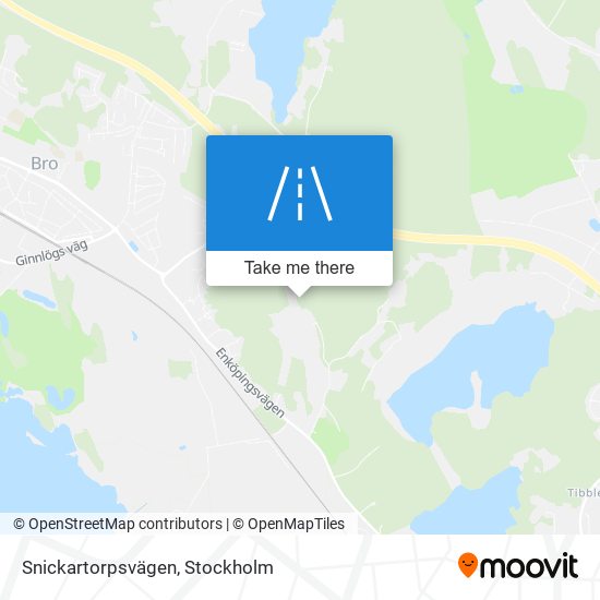 Snickartorpsvägen map