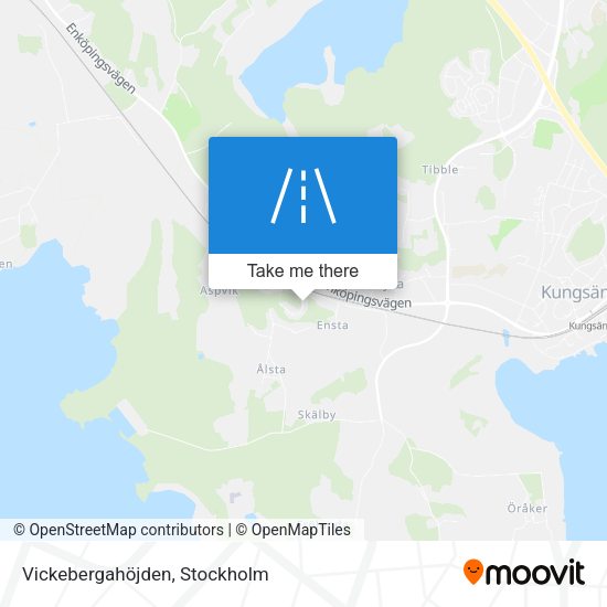 Vickebergahöjden map