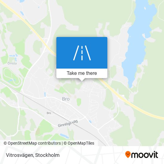 Vitrosvägen map