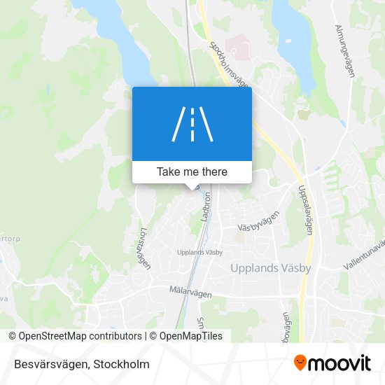 Besvärsvägen map