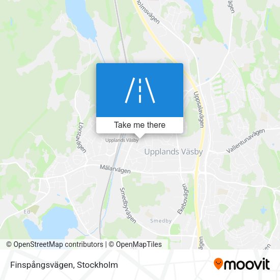 Finspångsvägen map